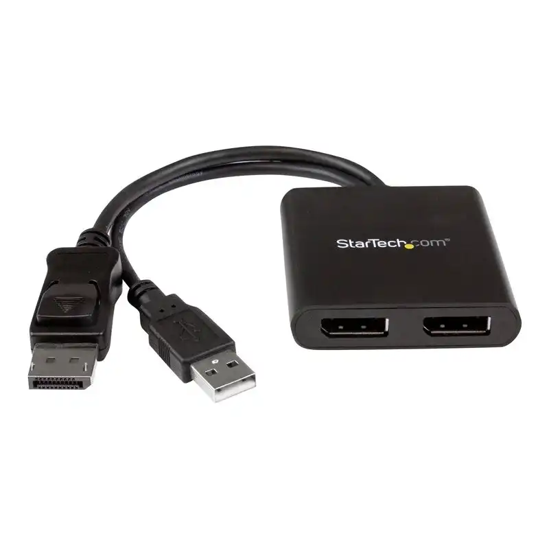 StarTech.com Splitter multi-écrans DisplayPort vers 2x DisplayPort - Hub MST à 2 ports - Répartiteur DP ... (MSTDP122DP)_1